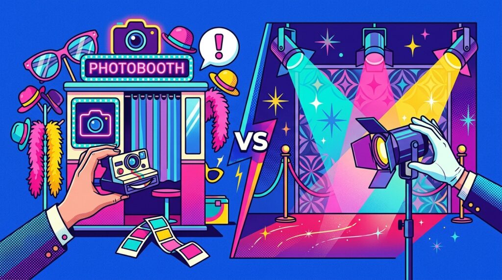 découvrez les critères essentiels pour choisir entre photobooth et photocall, et adaptez votre dispositif événementiel pour un impact mémorable.