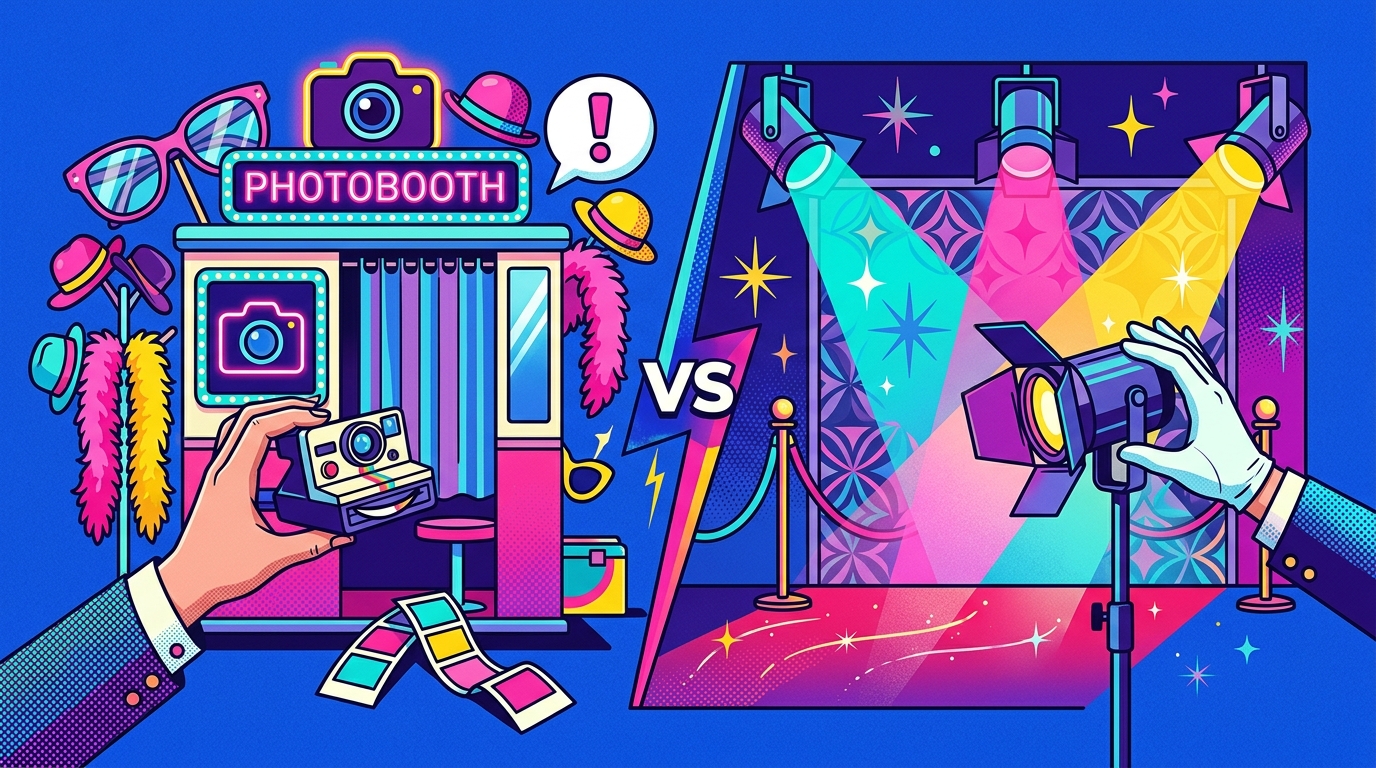 découvrez les critères essentiels pour choisir entre photobooth et photocall, et adaptez votre dispositif événementiel pour un impact mémorable.
