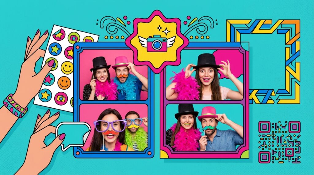 découvrez notre guide complet pour personnaliser votre photobooth avec logo, cadre, qr code et stickers afin de créer une expérience unique et mémorable.