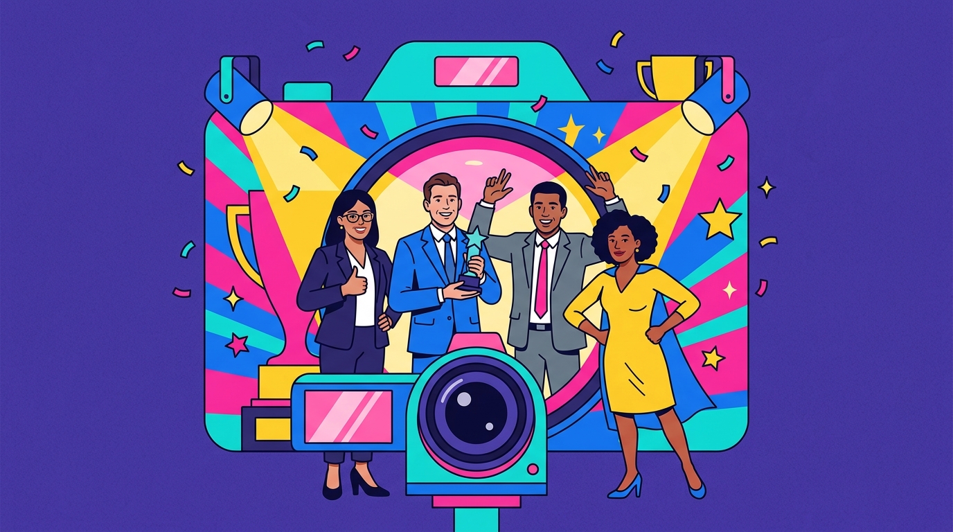 découvrez comment un photocall entreprise peut valoriser votre image de marque en offrant un espace personnalisé pour vos événements professionnels et renforcer votre visibilité.